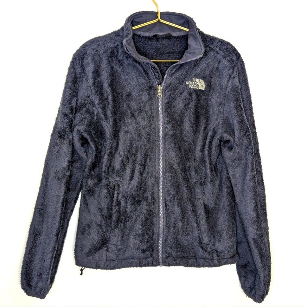 The North Face Women’s Osito Medium Gray-ish Blue Silken Rasche Fleece Jacket